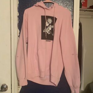 Pink hoodie